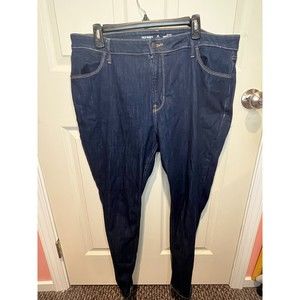 Old Navy Dark Wash High-Rise Super Skinny Jeans